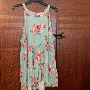 Torrid Peplum Sleeveless Blouse/Tunic
